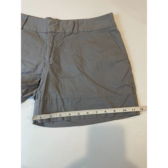 Mossimo Women Chino Shorts Flat Front Low Rise Stretch Cotton Blend Gray Size 10 - Picture 6 of 8